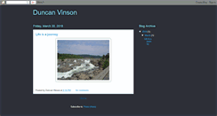 Desktop Screenshot of duncanvinson.blogspot.com