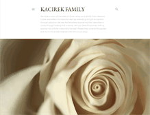 Tablet Screenshot of kacirek.blogspot.com