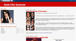 Desktop Screenshot of geekchiceyewear.blogspot.com