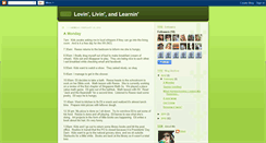 Desktop Screenshot of lovinlivinandlearnin.blogspot.com