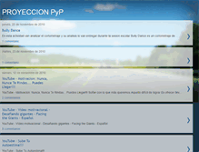 Tablet Screenshot of cona177proyeccionpyp.blogspot.com