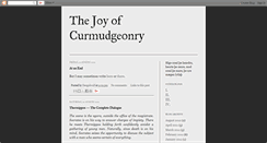 Desktop Screenshot of curmudgeonjoy.blogspot.com