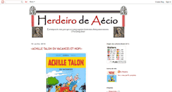 Desktop Screenshot of herdeirodeaecio.blogspot.com
