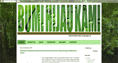 Desktop Screenshot of bumihijaukami.blogspot.com