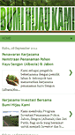 Mobile Screenshot of bumihijaukami.blogspot.com