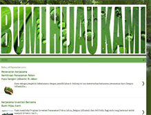 Tablet Screenshot of bumihijaukami.blogspot.com