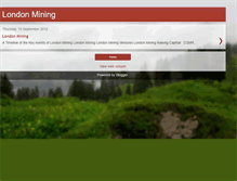 Tablet Screenshot of londonminingventures.blogspot.com