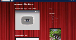 Desktop Screenshot of maksucollections.blogspot.com