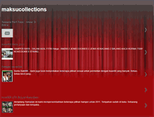 Tablet Screenshot of maksucollections.blogspot.com