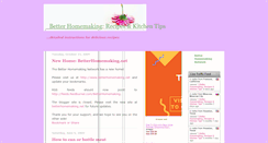 Desktop Screenshot of betterhomemakingrecipes.blogspot.com