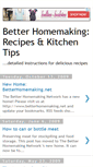 Mobile Screenshot of betterhomemakingrecipes.blogspot.com