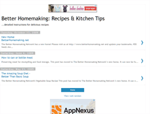 Tablet Screenshot of betterhomemakingrecipes.blogspot.com