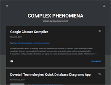 Tablet Screenshot of complexphenomena.blogspot.com