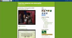 Desktop Screenshot of centrorenovodeeducacao.blogspot.com