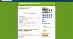 Desktop Screenshot of cienciassociales2010uc.blogspot.com