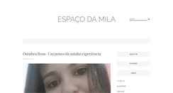 Desktop Screenshot of espacodamila.blogspot.com
