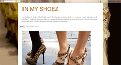 Desktop Screenshot of iinmyshoez.blogspot.com