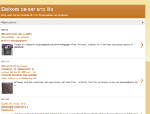 Tablet Screenshot of deixadeserunailla.blogspot.com