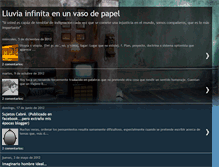 Tablet Screenshot of lluviainfinitaenunvasodepapel.blogspot.com