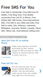 Mobile Screenshot of freesmsforyou.blogspot.com
