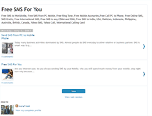 Tablet Screenshot of freesmsforyou.blogspot.com