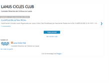 Tablet Screenshot of lanusciclesclub1.blogspot.com