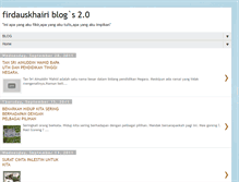 Tablet Screenshot of firdauskhairi.blogspot.com