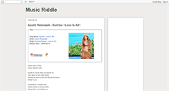 Desktop Screenshot of musicriddle.blogspot.com