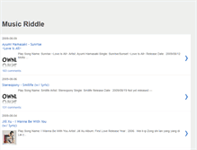 Tablet Screenshot of musicriddle.blogspot.com