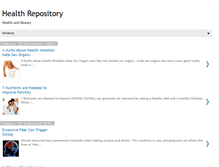 Tablet Screenshot of healthrepository.blogspot.com