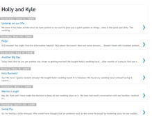 Tablet Screenshot of kyleandhollywedding.blogspot.com