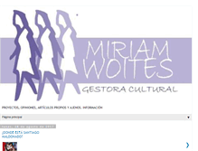 Tablet Screenshot of miriam-woites.blogspot.com