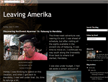 Tablet Screenshot of leavingamerika.blogspot.com