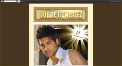 Desktop Screenshot of jorgegonzalezclubdefans.blogspot.com
