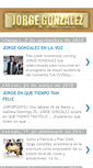 Mobile Screenshot of jorgegonzalezclubdefans.blogspot.com