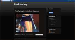 Desktop Screenshot of cesar-finalfantasy.blogspot.com