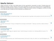 Tablet Screenshot of ideellasektorn.blogspot.com