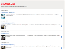 Tablet Screenshot of meuwishlist.blogspot.com