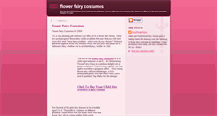 Desktop Screenshot of flowerfairycostumes.blogspot.com