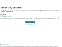 Tablet Screenshot of flowerfairycostumes.blogspot.com