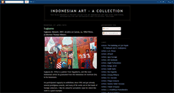 Desktop Screenshot of indonesianart-collection.blogspot.com