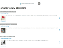 Tablet Screenshot of amandasdailyobsessions.blogspot.com