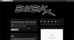 Desktop Screenshot of emekstudios.blogspot.com