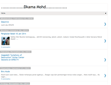Tablet Screenshot of dkama.blogspot.com