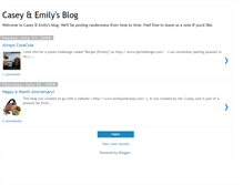 Tablet Screenshot of emilyandcasey.blogspot.com