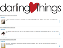 Tablet Screenshot of darlingthings.blogspot.com