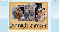 Desktop Screenshot of latenightstamper1.blogspot.com