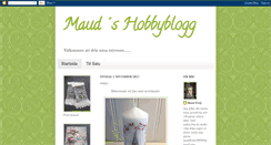 Desktop Screenshot of maudshobbyblogg.blogspot.com