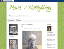 Tablet Screenshot of maudshobbyblogg.blogspot.com