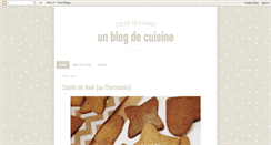 Desktop Screenshot of celle-qui-avait-un-blog-de-cuisine.blogspot.com